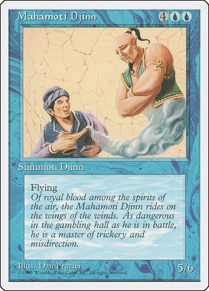 Mahamoti Djinn [4ED] - MTG Single