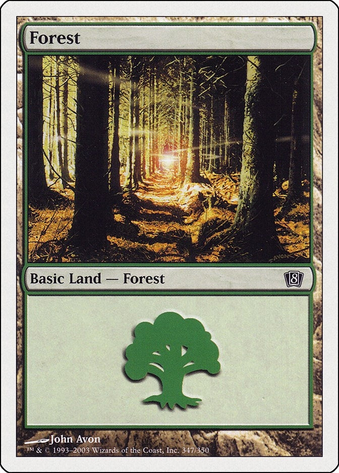 Forest (347) (347) [8ED] - MTG Single