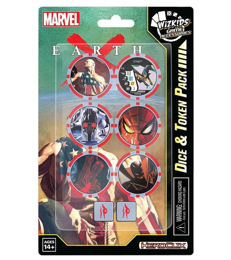 Earth X Dice & Token Pack [EX] - Heroclix Sealed