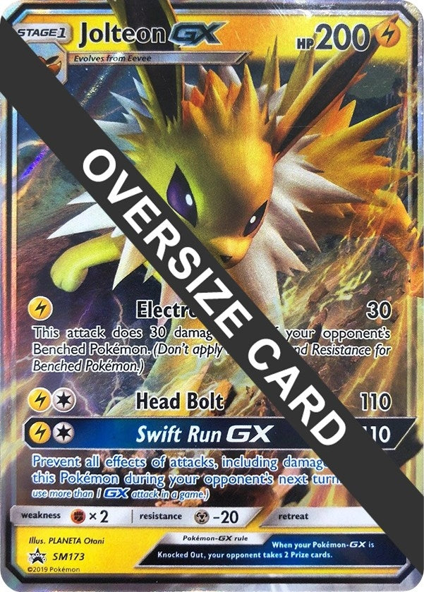 Image for Jolteon GX - SM173 (SM Black Star Promo) (SM173) (Jumbo Cards) - Pokemon