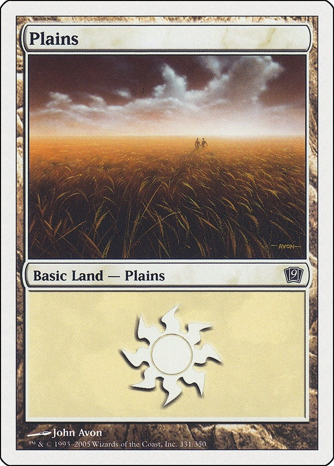 Plains (331) (331) [9ED] - MTG Single