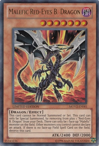 Malefic Red-Eyes B. Dragon (2001) (YMP1) - YuGiOh Single