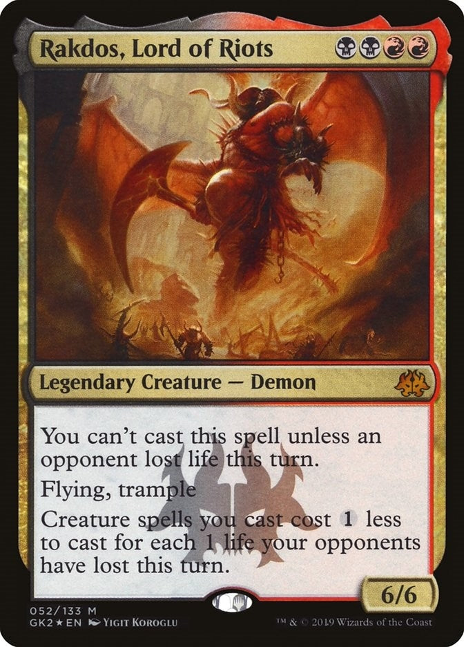 Rakdos Lord of Riots (52) [GK2] - MTG Single