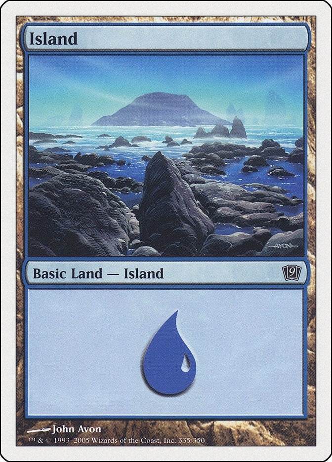 Island (335) (335) [9ED] - MTG Single
