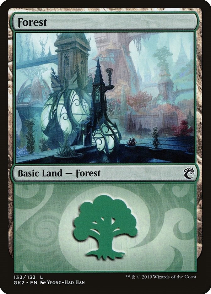 Forest (133) (133) [GK2] - MTG Single