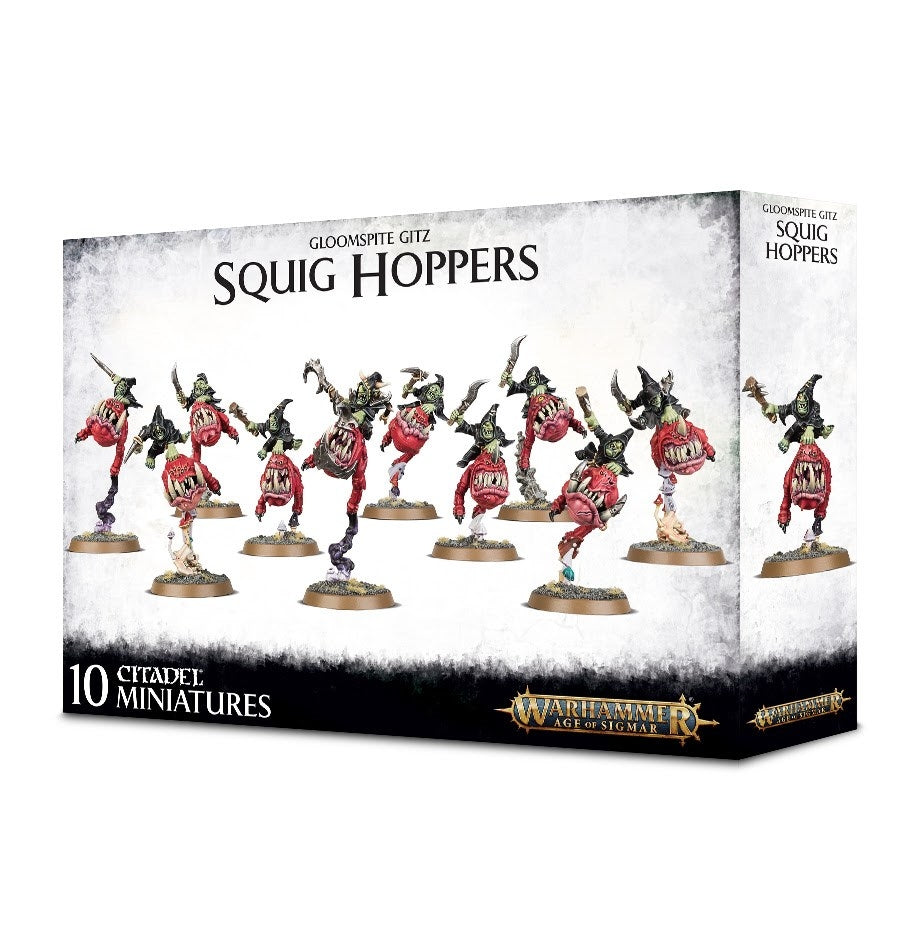 Warhammer: Age of Sigmar - Gloomspite Gitz: Squig Hoppers [PLAS] - Warhammer Box Sets Sealed