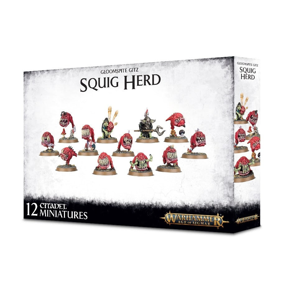 Warhammer: Age of Sigmar - Gloomspite Gitz: Squig Herd [PLAS] - Warhammer Box Sets Sealed