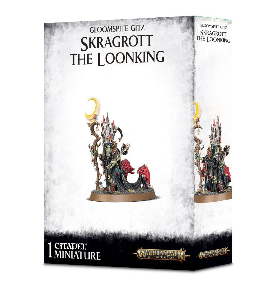 Warhammer: Age of Sigmar - Gloomspite Gitz: Skragrott The Loonking [PLAS] - Warhammer Box Sets Sealed