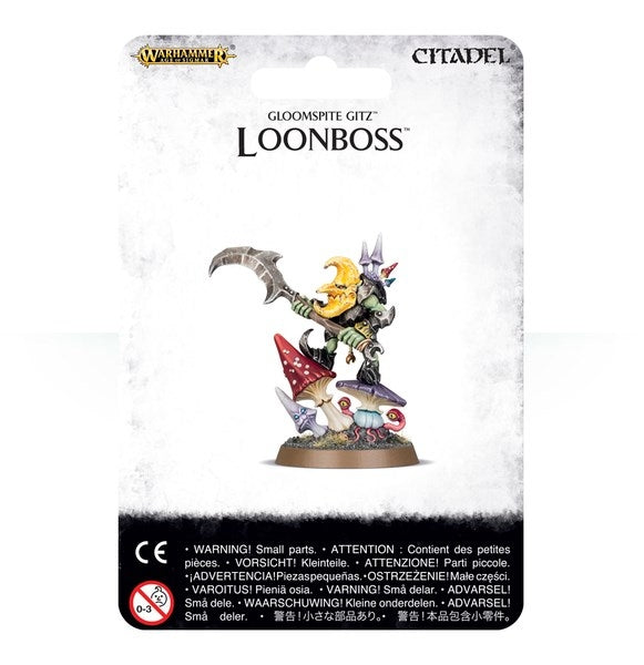 Warhammer: Age of Sigmar - Gloomspite Gitz Loonboss [CLMP] - Warhammer Clampacks Sealed