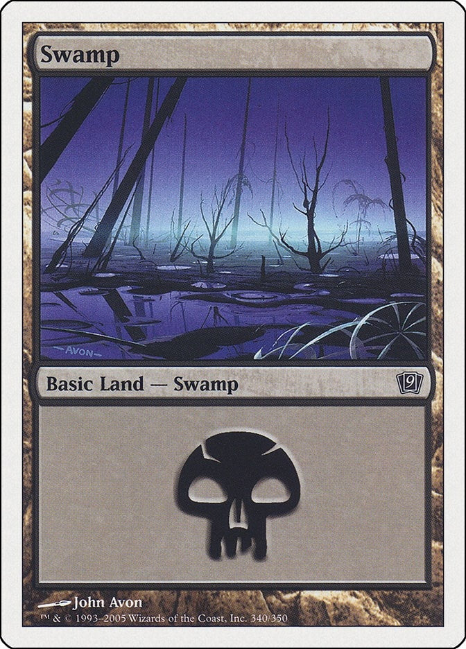 Swamp (340) (340) [9ED] - MTG Single
