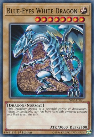 Blue-Eyes White Dragon (201) (SS02) - YuGiOh Single