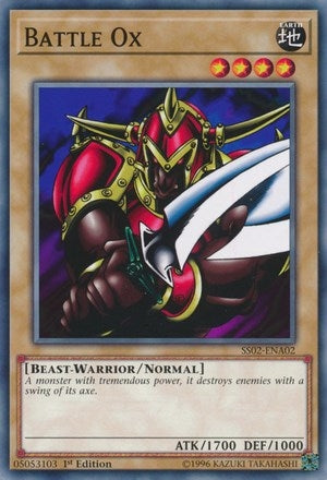 Battle Ox (202) (SS02) - YuGiOh Single