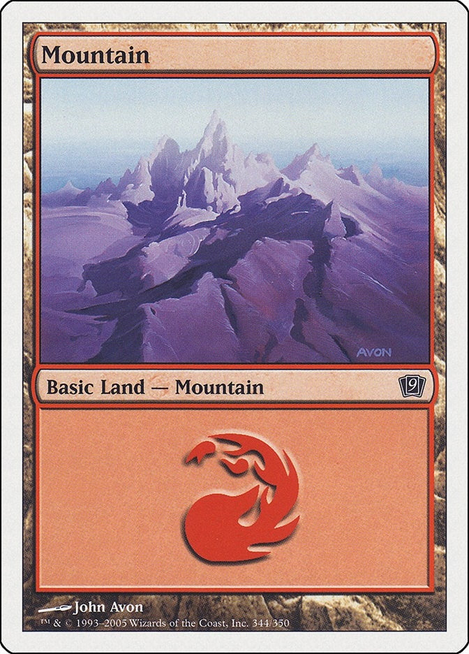 Mountain (344) (344) [9ED] - MTG Single