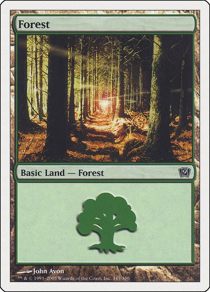 Forest (347) (347) [9ED] - MTG Single
