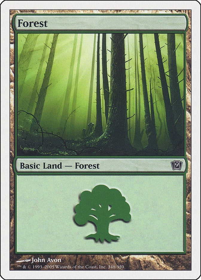 Forest (348) (348) [9ED] - MTG Single