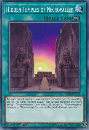Hidden Temples of Necrovalley (113) (SS01) - YuGiOh Single
