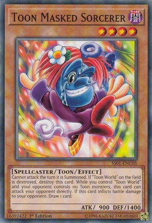 Toon Masked Sorcerer (105) (SS01) - YuGiOh Single