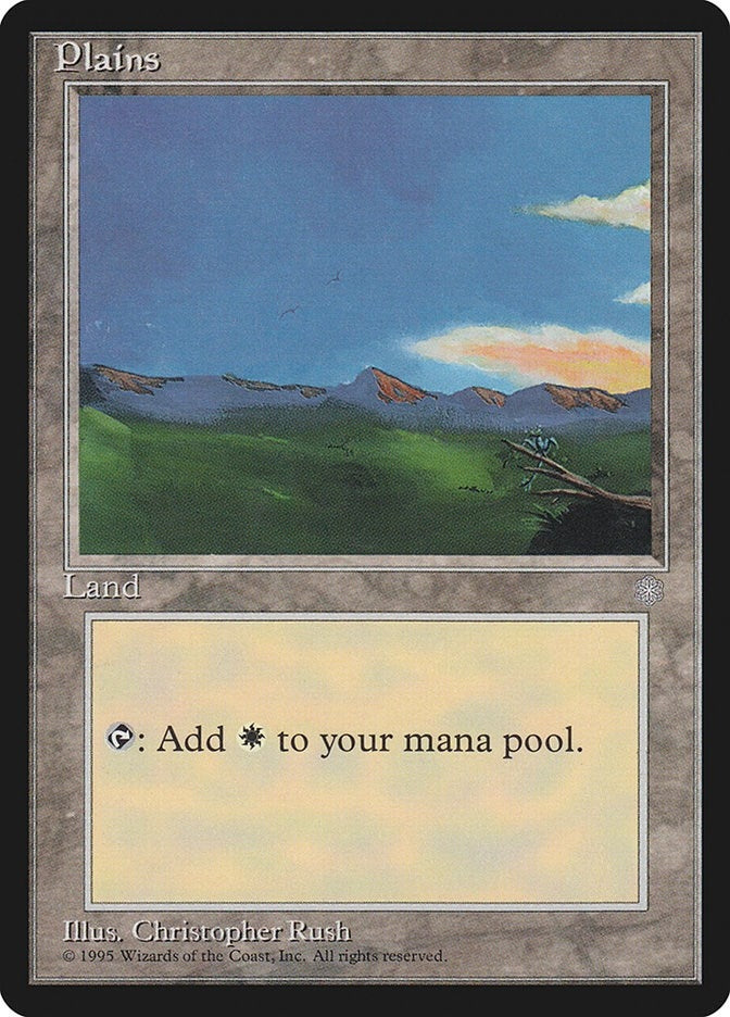 Plains (345) (345) [ICE] - MTG Single