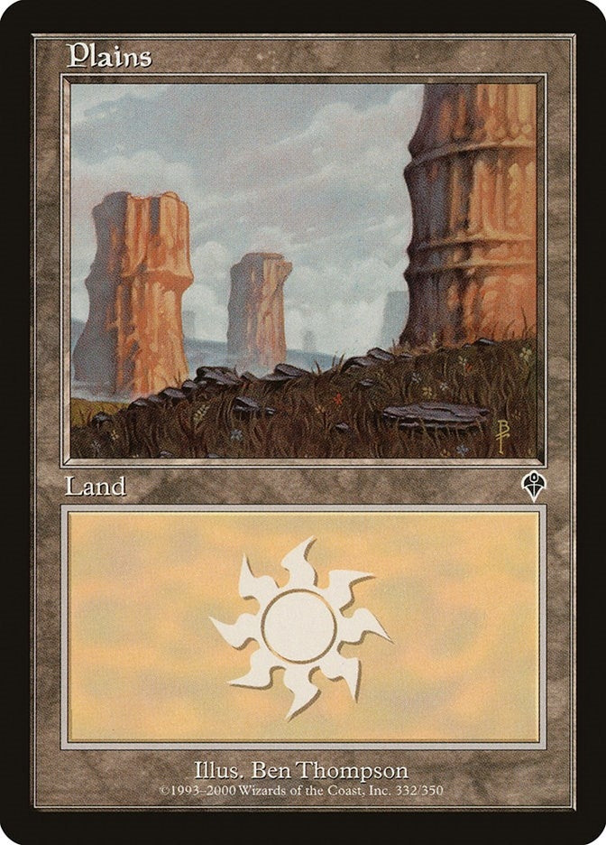 Plains (332) (332) [INV] - MTG Single