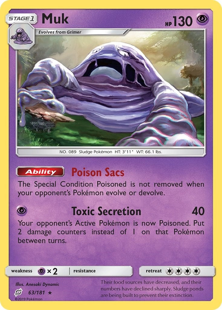 Image for Muk (63/181) (SM - Team Up) - Pokemon