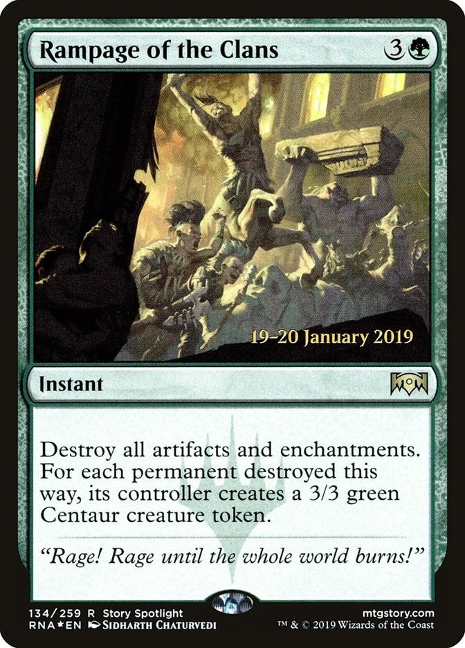 Rampage of the Clans (134) [PRE] - MTG Single