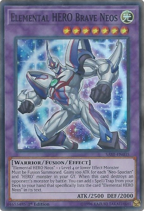 Elemental HERO Brave Neos (35) (SAST) - YuGiOh Single