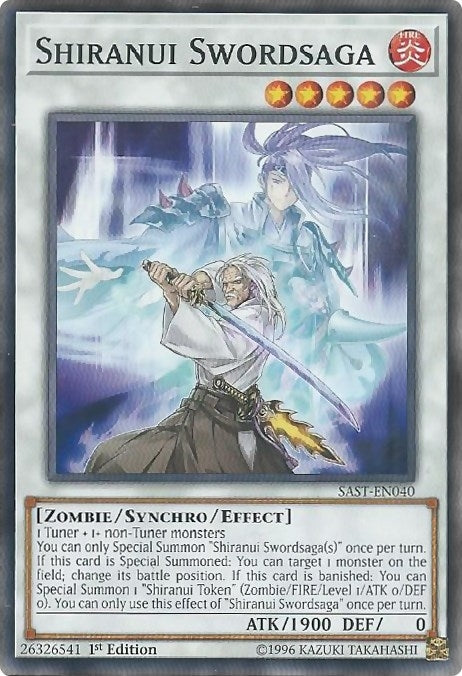Shiranui Swordsaga (40) (SAST) - YuGiOh Single