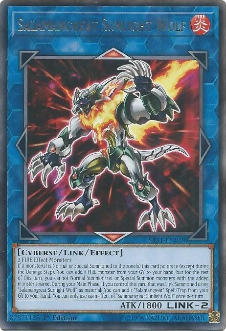 Salamangreat Sunlight Wolf (48) (SAST) - YuGiOh Single