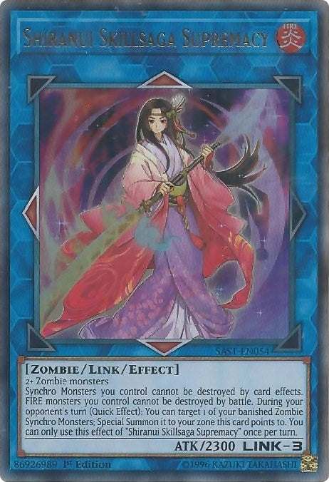 Shiranui Skillsaga Supremacy (54) (SAST) - YuGiOh Single