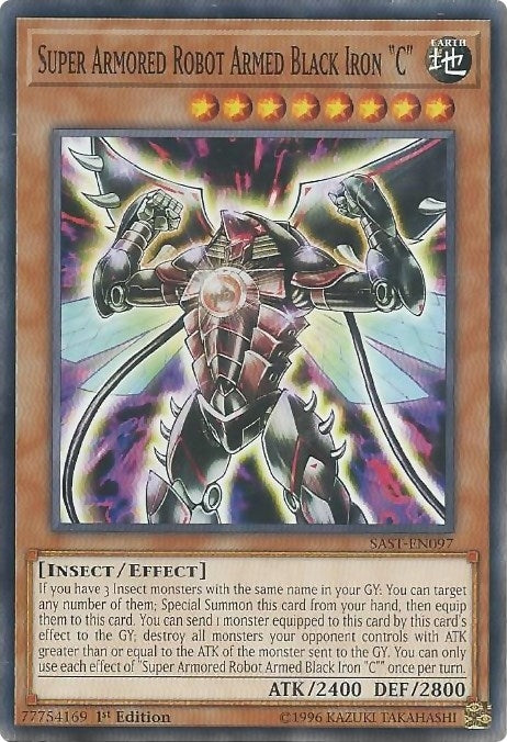 Super Armored Robot Armed Black Iron ’C’ (97) (SAST) - YuGiOh Single
