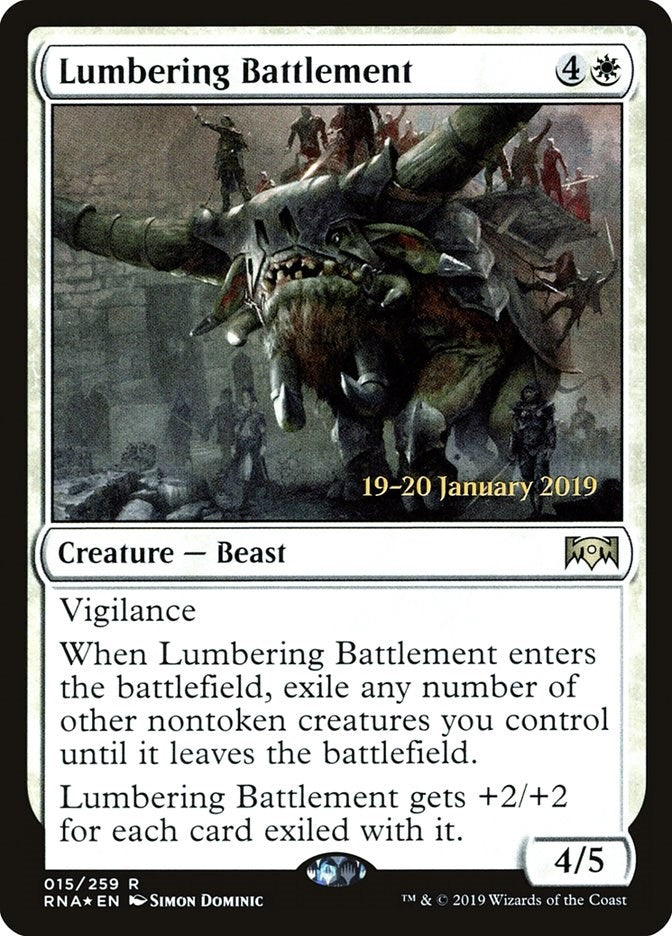 Lumbering Battlement (15) [PRE] - MTG Single