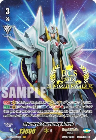 Monarch Sanctuary Alfred (2018 World Finals) (201801) [EVENT] - Cardfight Vanguard Single