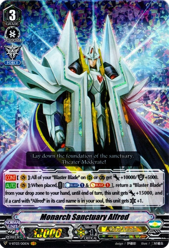 Monarch Sanctuary Alfred (3001) [V-BT03] - Cardfight Vanguard Single