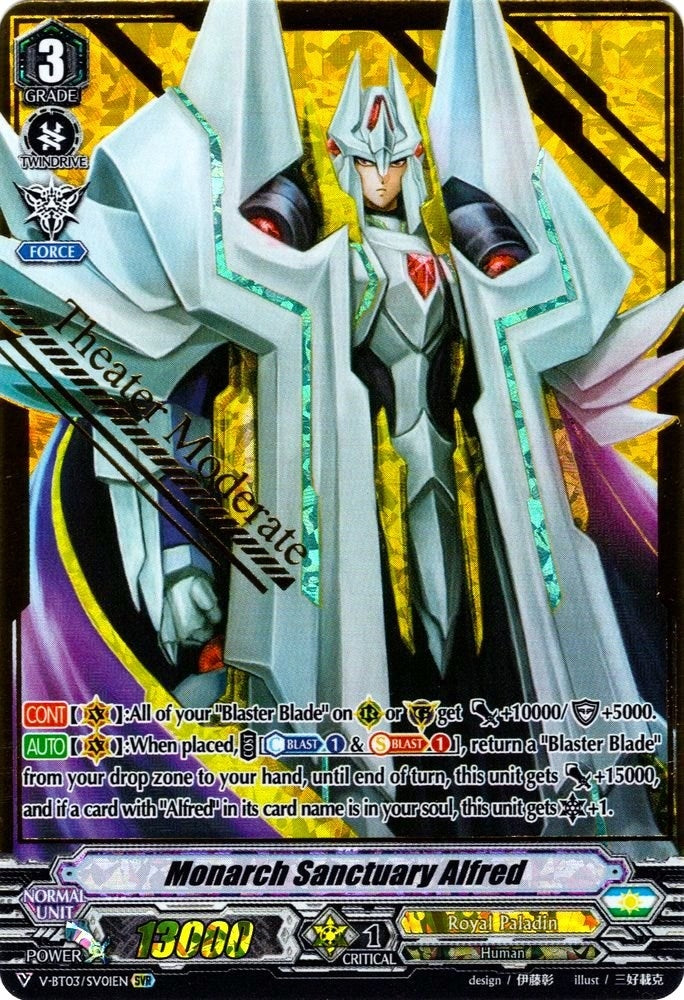 Monarch Sanctuary Alfred (SVR) (301) [V-BT03] - Cardfight Vanguard Single