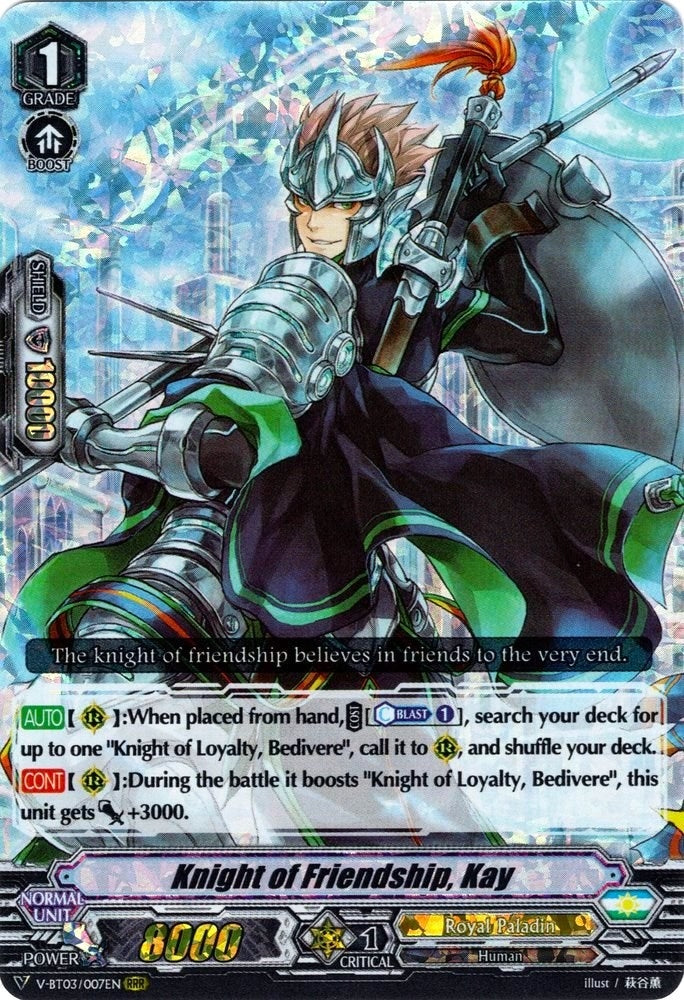 Knight of Friendship Kay (3007) [V-BT03] - Cardfight Vanguard Single