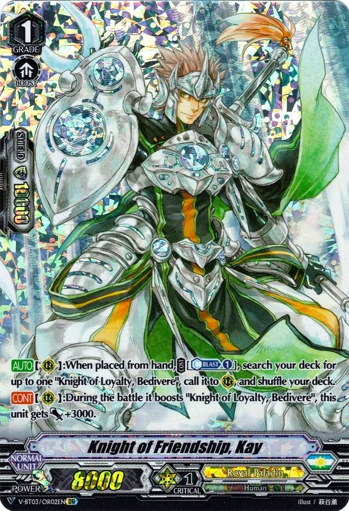 Knight of Friendship Kay (OR) (302) [V-BT03] - Cardfight Vanguard Single