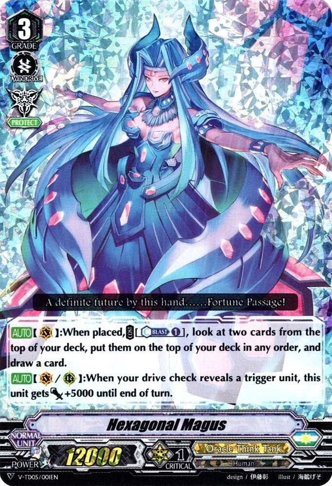 Hexagonal Magus (RRR Foil) (5001) [V-TD05] - Cardfight Vanguard Single