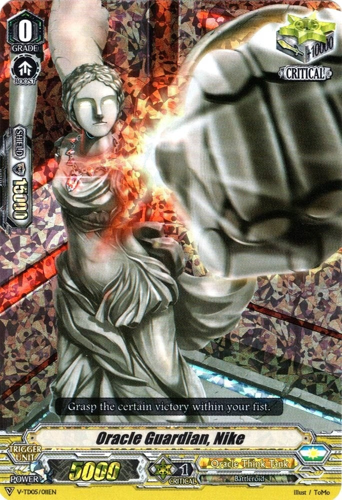 Oracle Guardian Nike (RRR Foil) (5011) [V-TD05] - Cardfight Vanguard Single