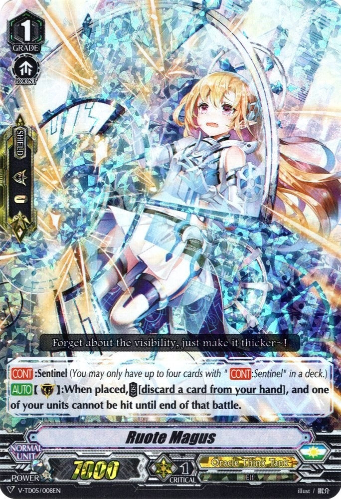 Ruote Magus (RRR Foil) (5008) [V-TD05] - Cardfight Vanguard Single