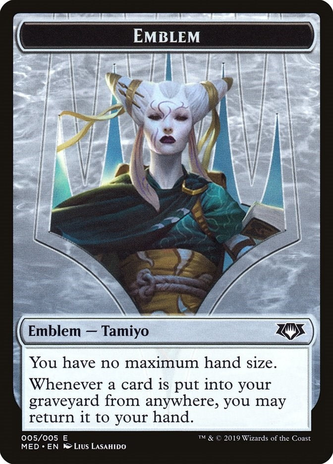 Emblem - Tamiyo the Moon Sage (0) [MED2] - MTG Single