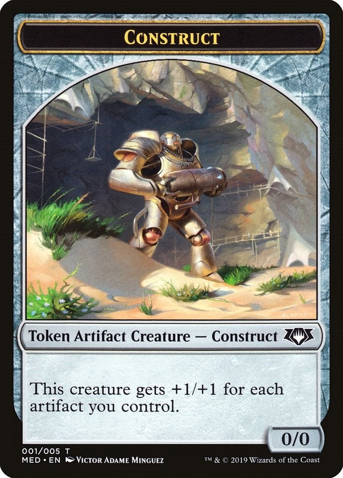 Construct Token (001) (0) [MED2] - MTG Single