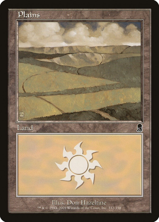Plains (332) (332) [ODY] - MTG Single
