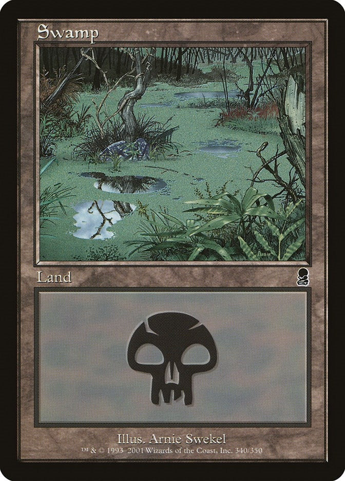 Swamp (340) (340) [ODY] - MTG Single