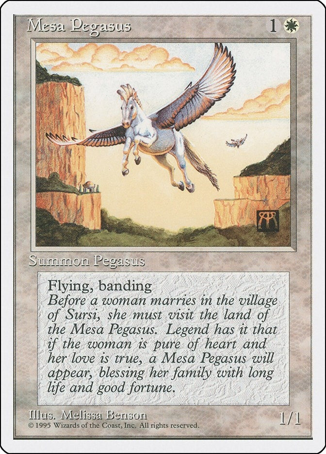 Mesa Pegasus [4ED] - MTG Single