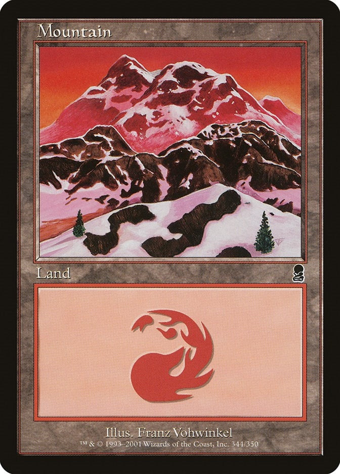Mountain (344) (344) [ODY] - MTG Single