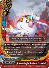 Surprisingly Serious Garbird (10010) [S-CBT01] - Future Card BuddyFight Single