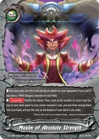 Maxim of Absolute Strength (20012) [S-CBT02] - Future Card BuddyFight Single