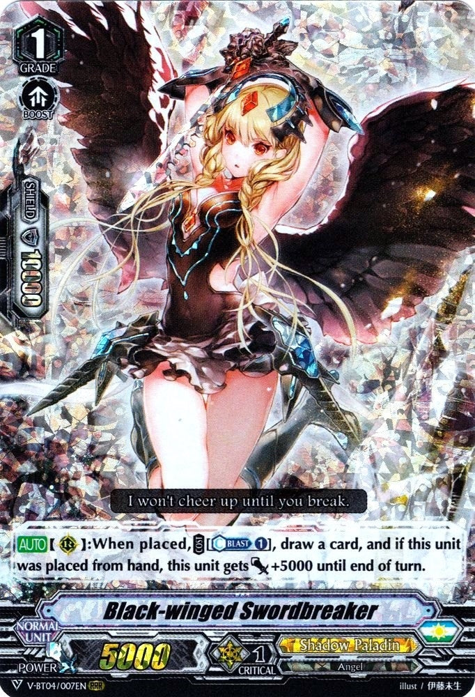 Black-winged Swordbreaker (4007) [V-BT04] - Cardfight Vanguard Single