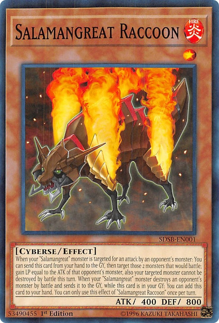Salamangreat Raccoon (1) (SDSB) - YuGiOh Single