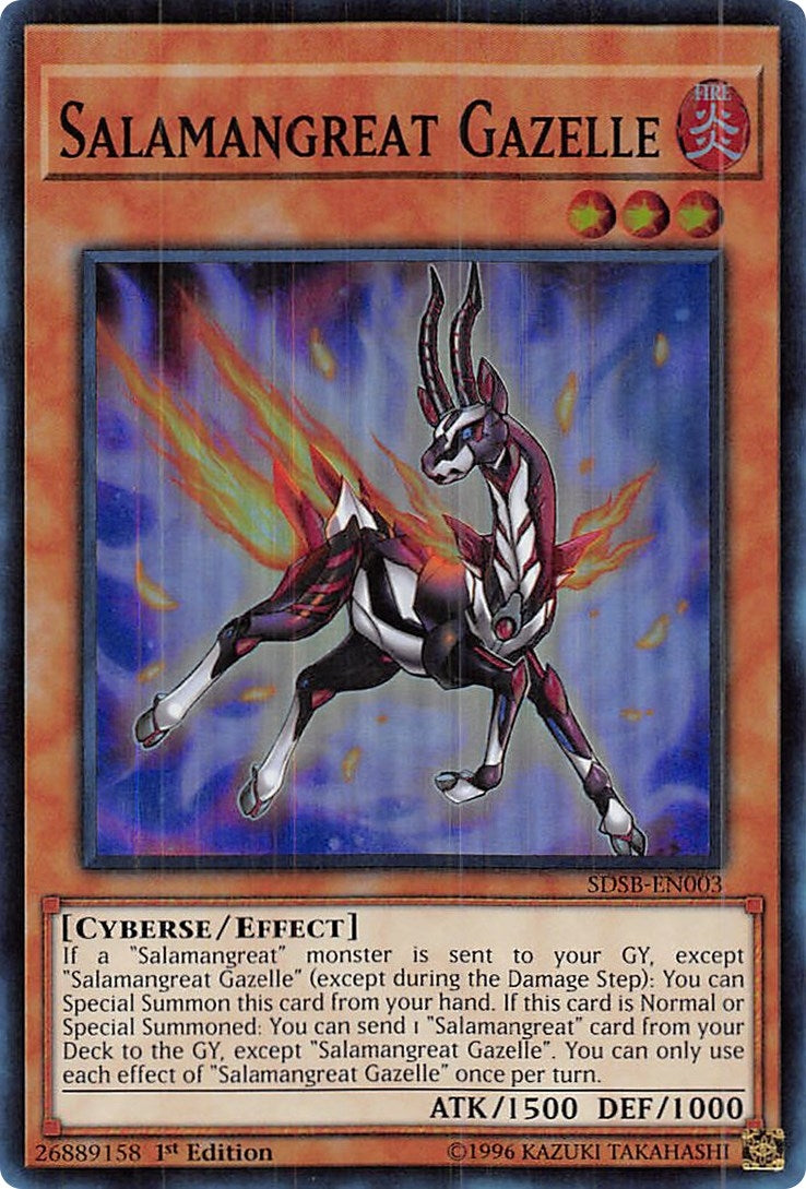 Salamangreat Gazelle (3) (SDSB) - YuGiOh Single